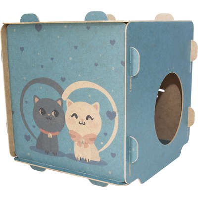 Toquinha 2G Acessórios Pet Cubo - Azul