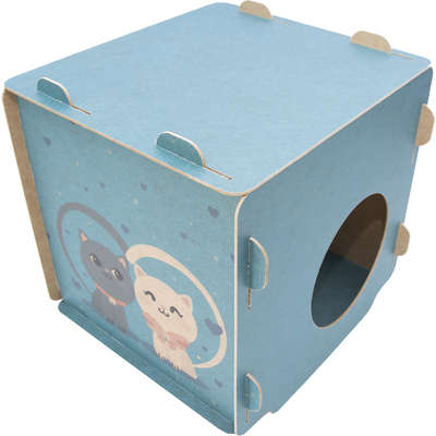 Toquinha 2G Acessórios Pet Cubo - Azul