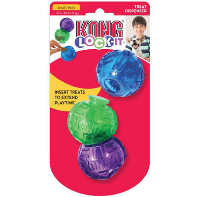 Brinquedo Kong Bola Lock-it Colorida