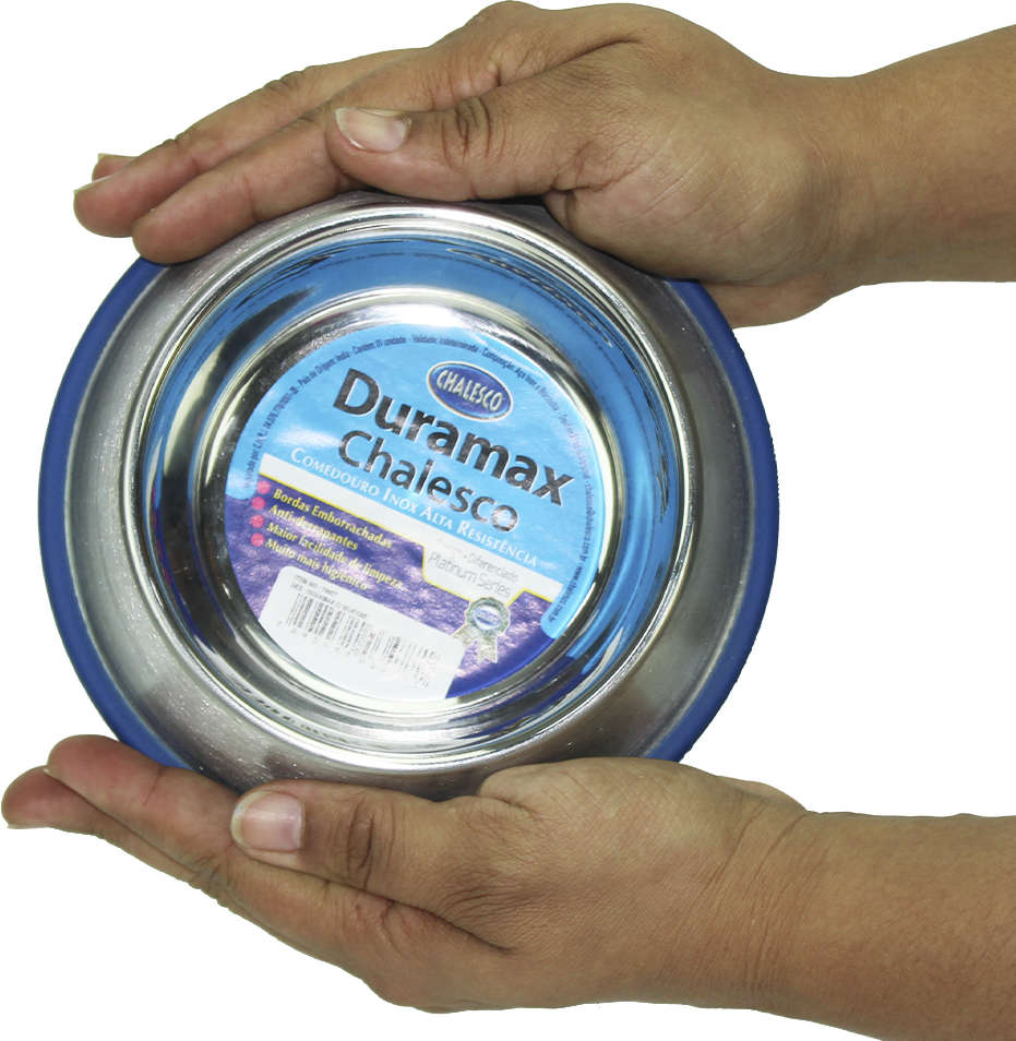 Comedouro Inox Chalesco Duramax Design - 235 mL