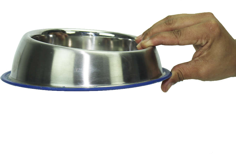 Comedouro Inox Chalesco Duramax Design - 940 mL