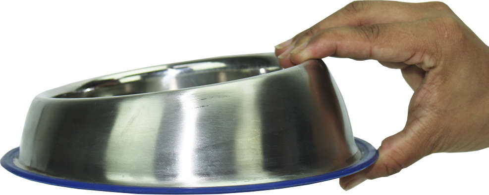 Comedouro Inox Chalesco Duramax Design - 940 mL
