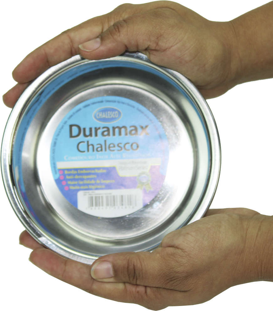 Tigela Inox Chalesco Duramax com Silicone - 475 mL