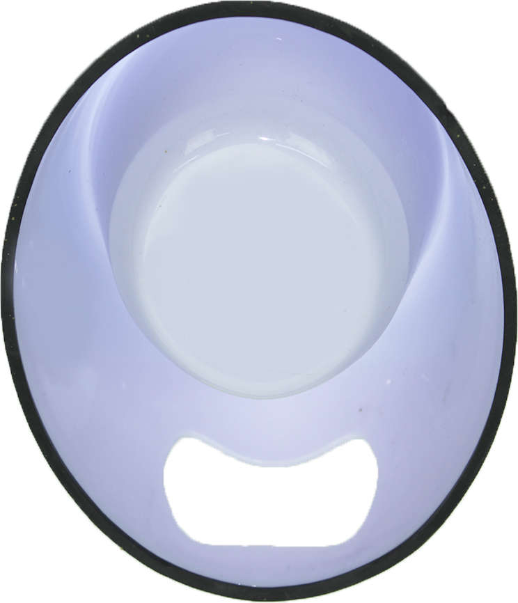 Comedouro Chalesco Dual Collor Plus Azul - 300 mL