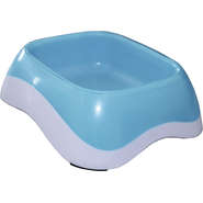 Comedouro Chalesco Dual Collor Azul - 300 mL