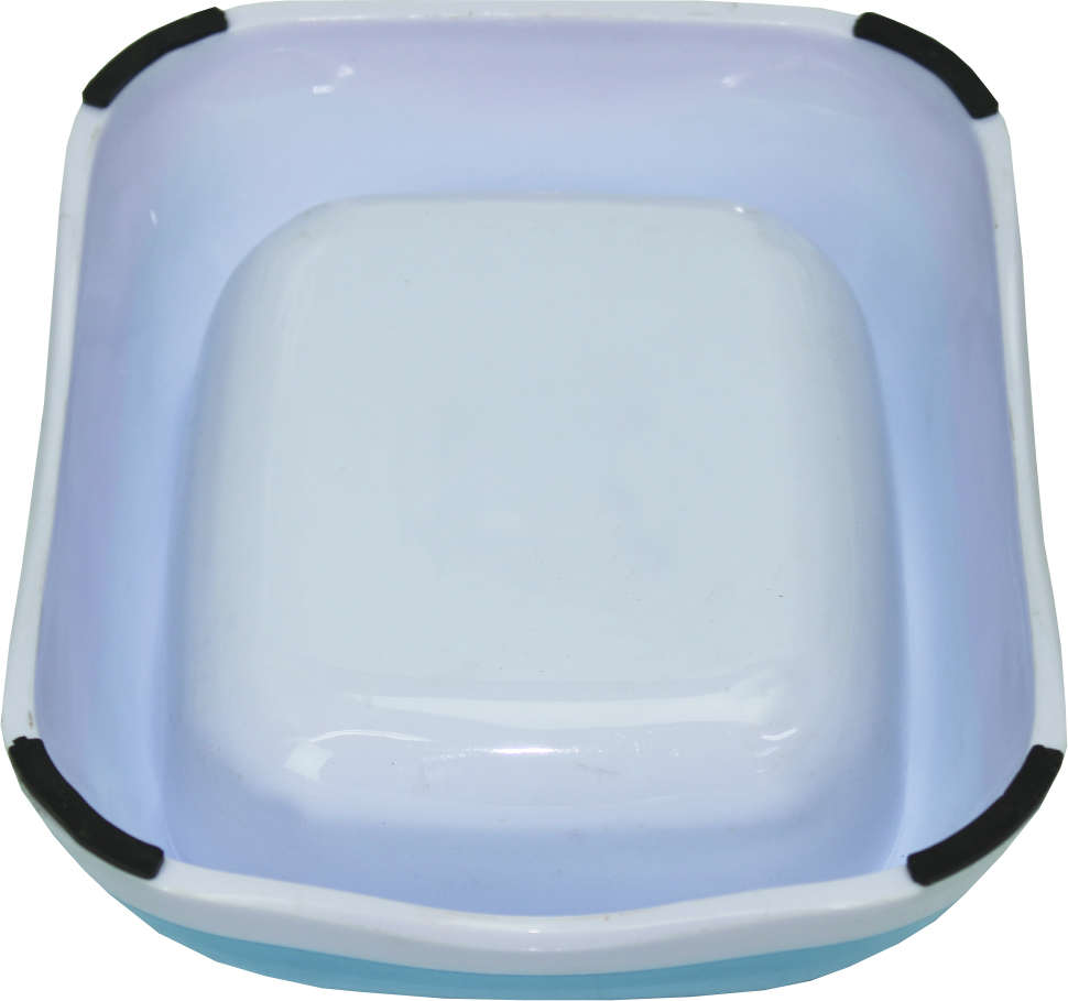 Comedouro Chalesco Dual Collor Azul - 300 mL