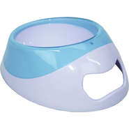 Comedouro Chalesco Dual Collor Plus Azul - 300 mL