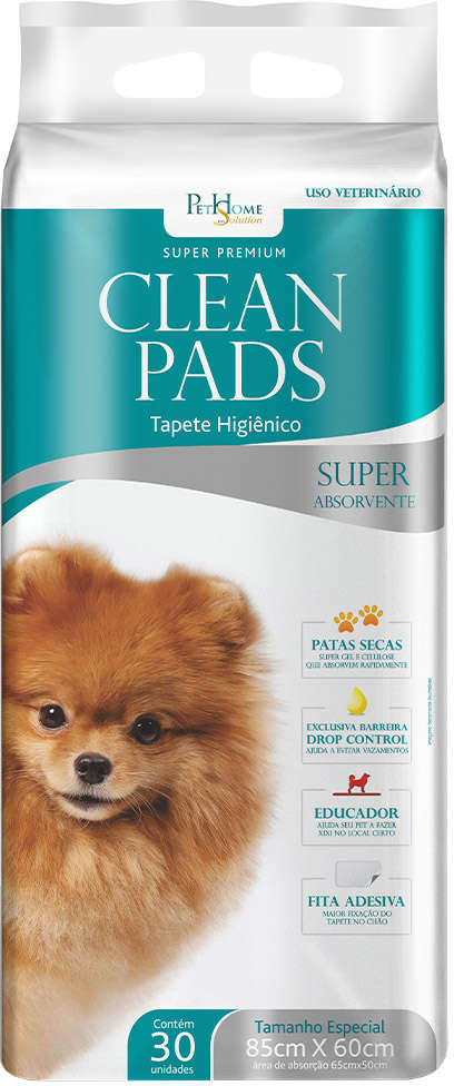 Tapete Higiênico São Francisco Clean Pads Super Premium - 30 Unidades