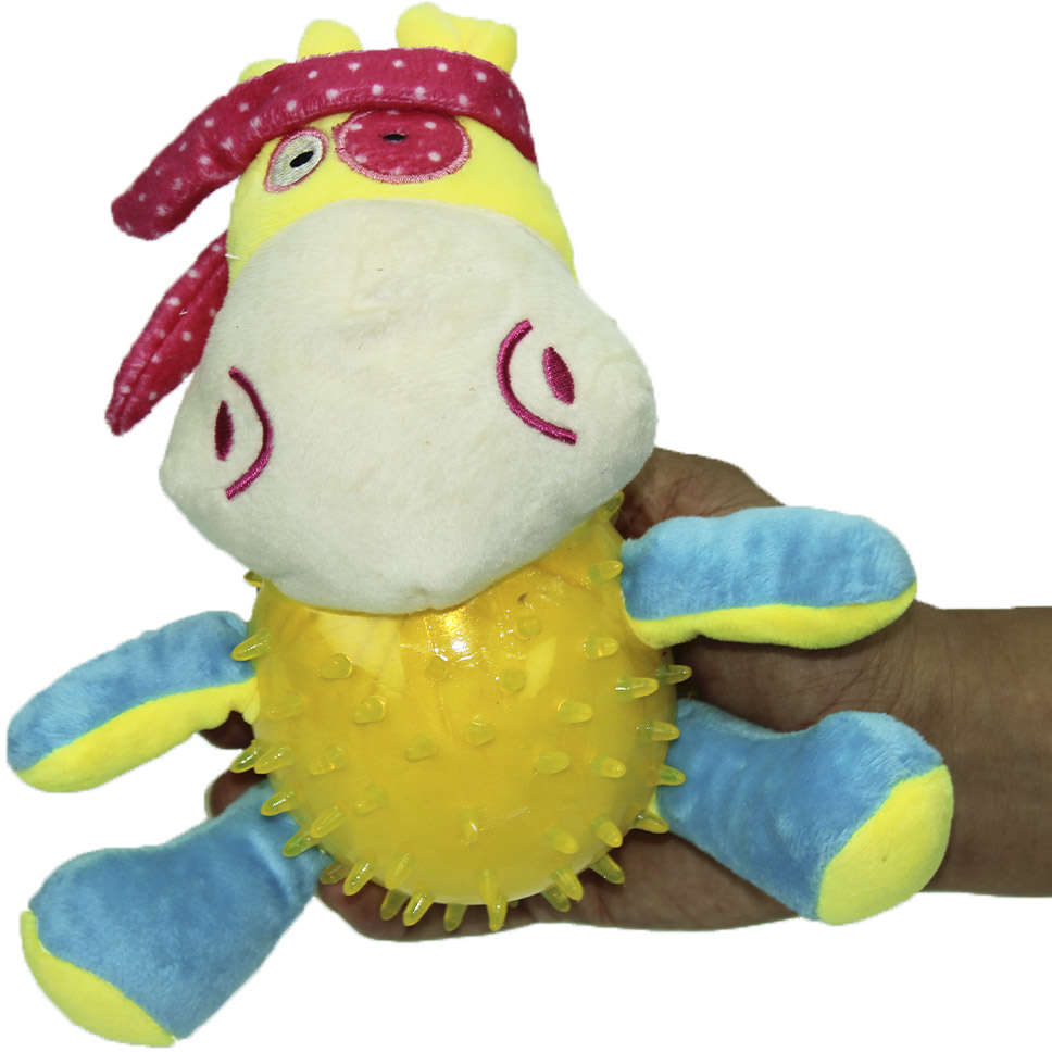 Brinquedo Chalesco Pelúcia Smart Cow para Cães - Tam. Único