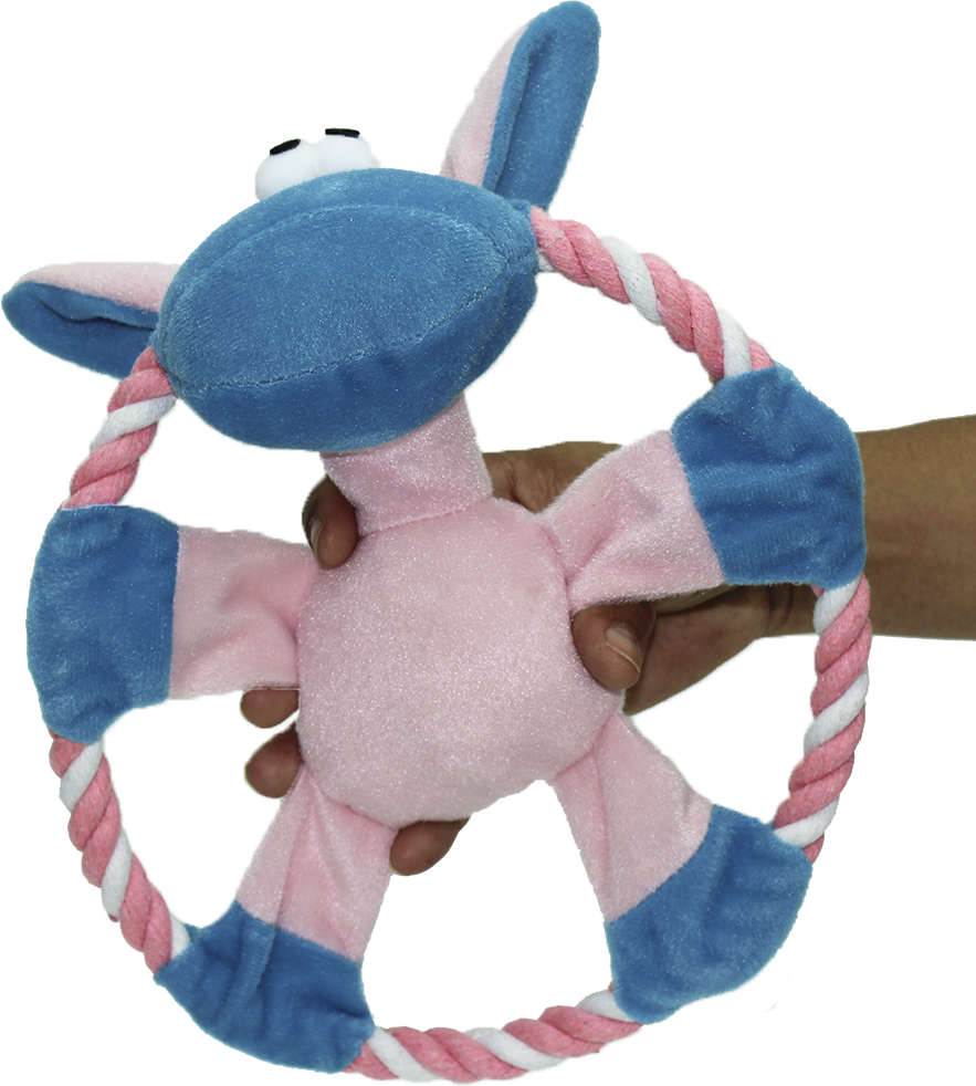 Brinquedo Chalesco Cachorro com Corda