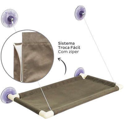 Refil Cama Gatton Catbed Suede para Gatos