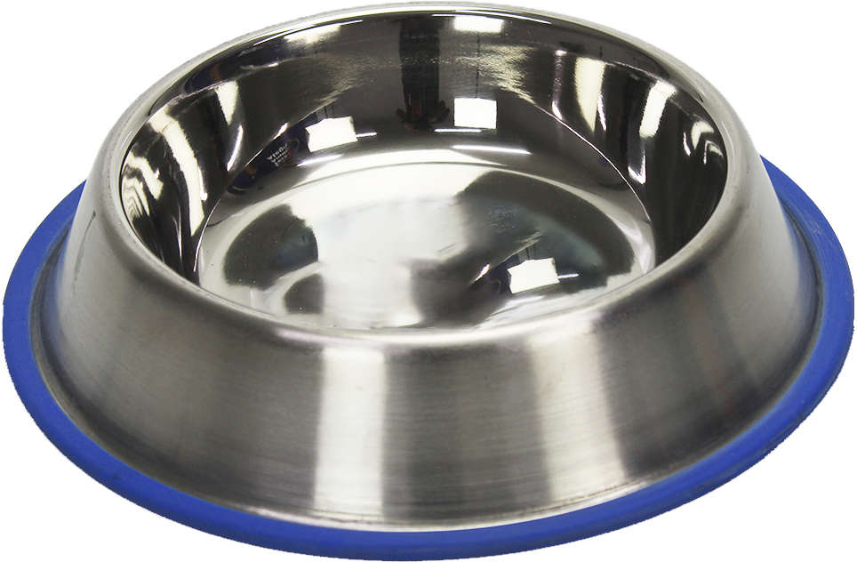Comedouro Inox Chalesco Duramax com Silicone - 705 mL