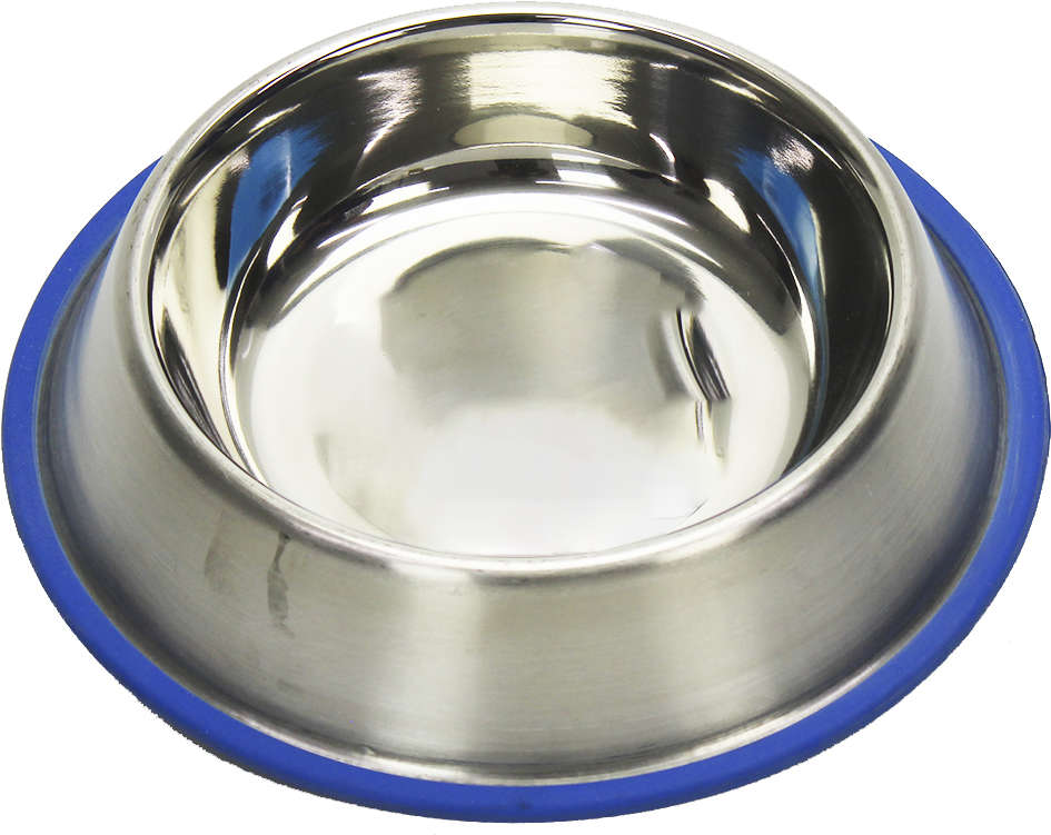 Comedouro Inox Chalesco Duramax com Silicone - 705 mL