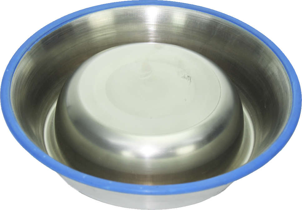 Comedouro Inox Chalesco Duramax com Silicone - 705 mL