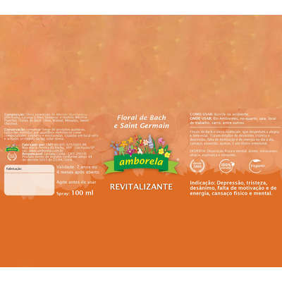Spray Ambiental Animal Flower Amborela Revitalizante - 210 mL