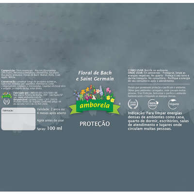 Spray Ambiental Animal Flower Amborela Proteção - 210 mL