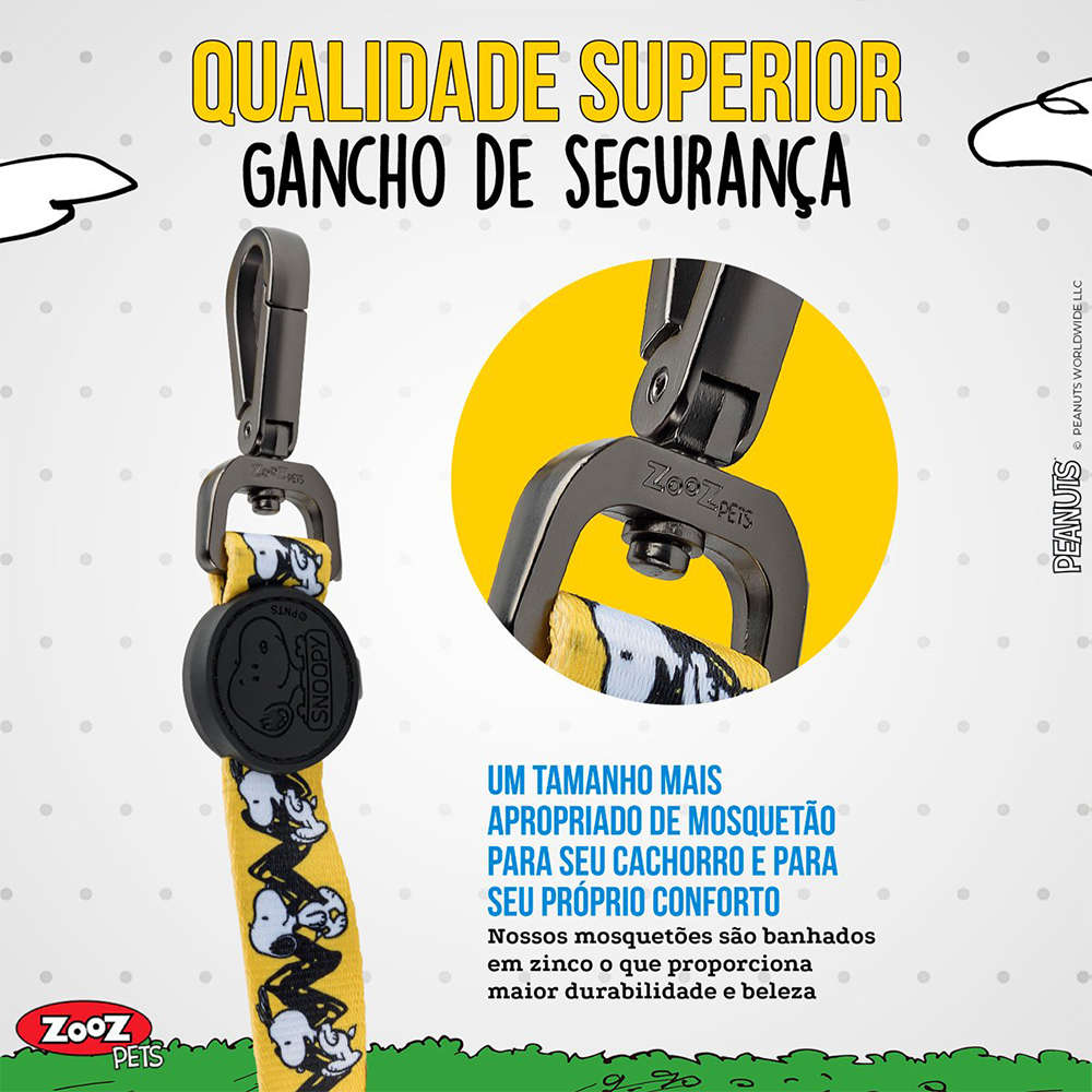 Guia Zooz Pets Snoopy Charlie Brown - Tam. P/M