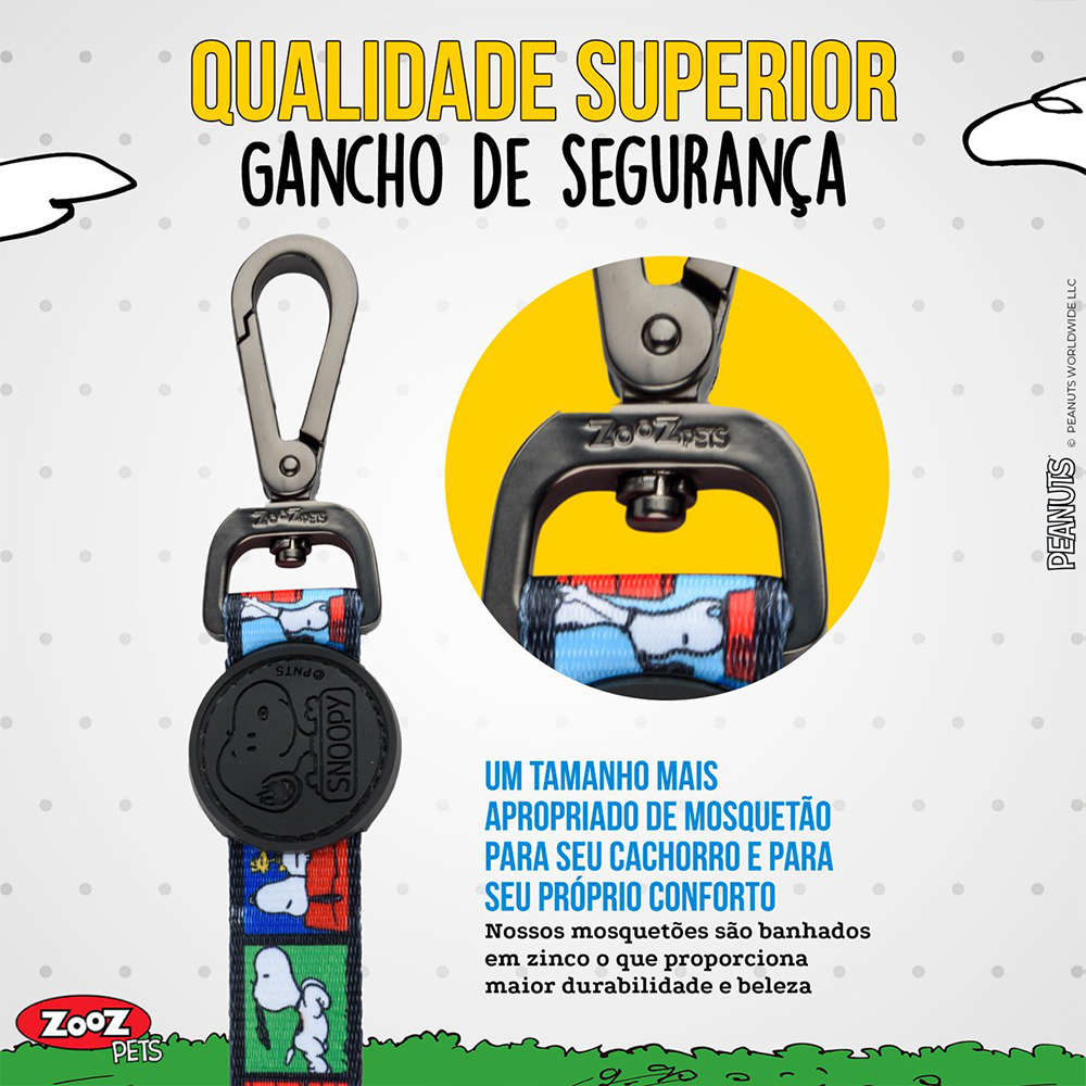 Guia Zooz Pets Snoopy FilmColor - Tam. P/M