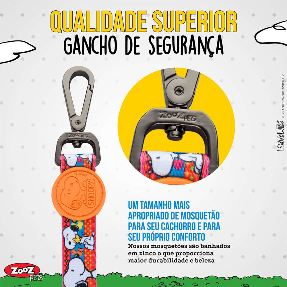 Guia Zooz Pets Snoopy Unix - Tam. G