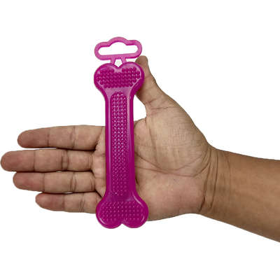Brinquedo Pet Injet Osso Mass Dental Flex Rosa - Tam. P