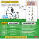 Peitoral Zooz Pets Snoopy Stripe