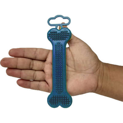Brinquedo Pet Injet Osso Mass Dental Flex Azul - Tam. P