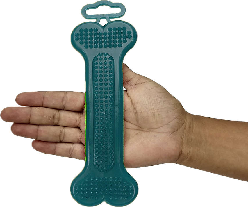 Brinquedo Pet Injet Osso Mass Dental Flex Azul - Tam. G