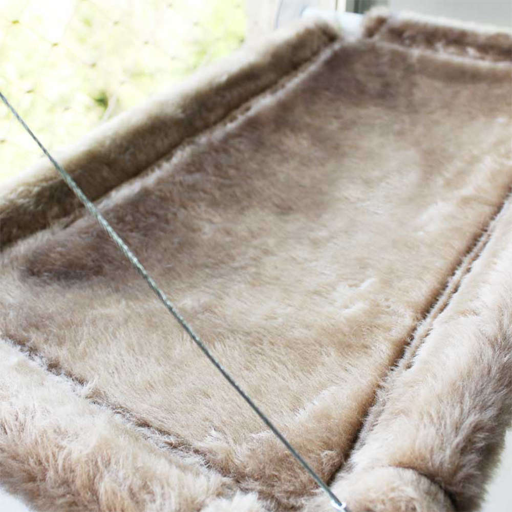 Cama de Janela Gatton Catbed Pelúcia Areia para Gatos - King