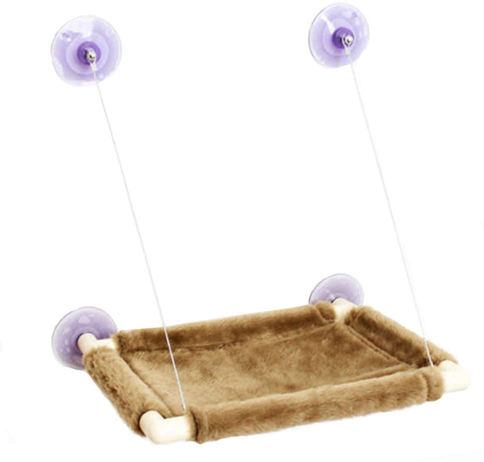 Cama de Janela Gatton Catbed Pelúcia Areia para Gatos - King