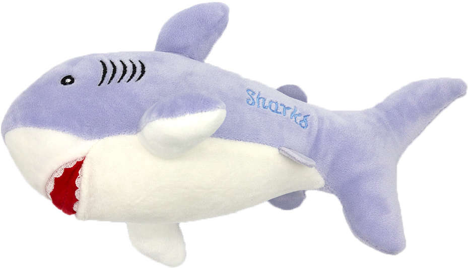 Brinquedo Petwi Pelúcia Tubarão Azul - Tam. Único