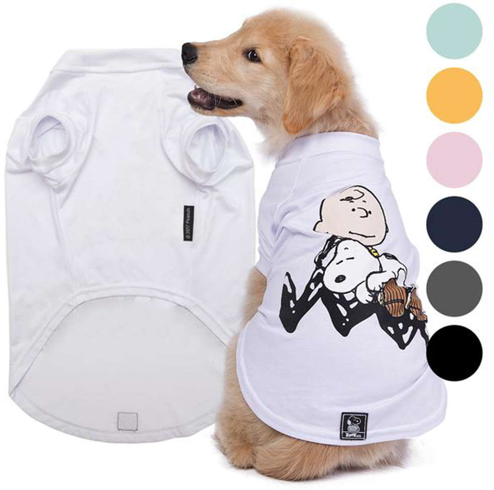 Camiseta Zooz Pets Charlie Snoopy Sleeping Branca - Tam. GG