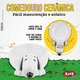 Comedouro Cerâmica Zooz Pets Snoopy Snop3D