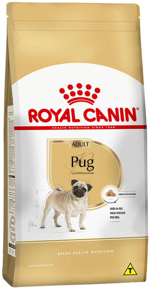 Ração Royal Canin para Cães Adultos da Raça Pug - 7,5Kg
