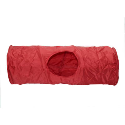 Brinquedo Interativo KONG Tunel Play Spaces Ca41 para Gatos - Vermelho