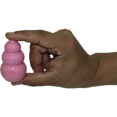 Brinquedo Interativo Kong Puppy Kp4 com Dispenser de Ração ou Petisco para Filhotes - Tam. EP