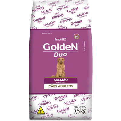 Ração Premier Golden DUO Cães Adultos Salmão com Ervas e Cordeiro e Arroz