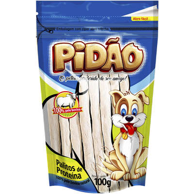 Petisco Pidão Palitos de Proteínas para Cães