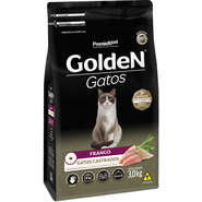 Ração Golden Gatos Adultos Castrados Frango - 3 Kg