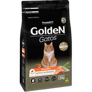 Ração Golden Gatos Adultos Castrados Salmão - 1 Kg