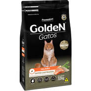 Ração Seca PremieR Pet Golden Salmão para Gatos Adultos Castrados - 3Kg