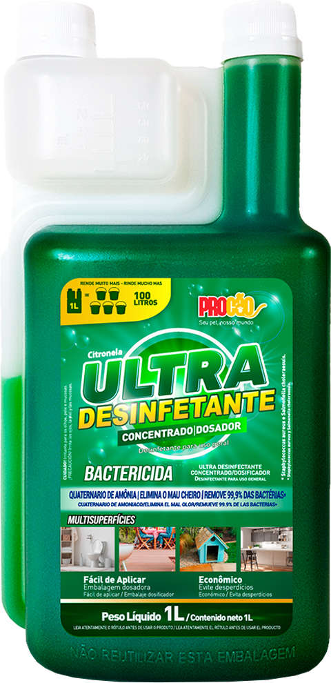 Ultra Desinfetante Procão Concentrado Citronela - 1 Litro