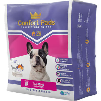 Tapetes Higiênicos Confort Pads - 7 Unidades