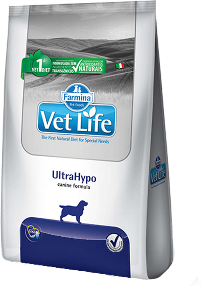 Ração Farmina Vet Life Natural UltraHypo para Cães - 10,1Kg