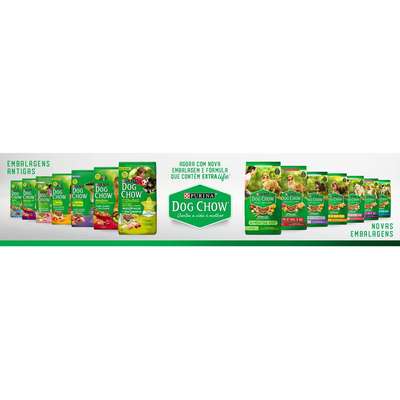 Ração Seca Nestlé Purina Dog Chow Extra Life Cães Adultos Raças Médias e Grandes