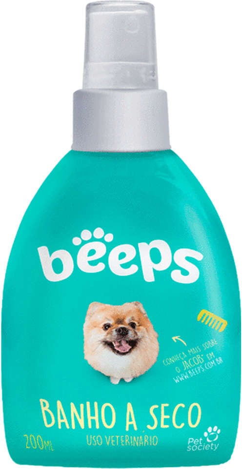 Banho a Seco Beeps para Cães e Gatos - 200 mL