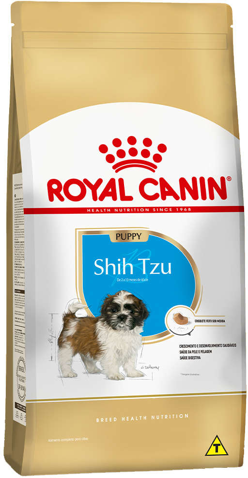 Ração Seca Royal Canin Puppy Shih Tzu para Cães Filhotes - 2,5Kg