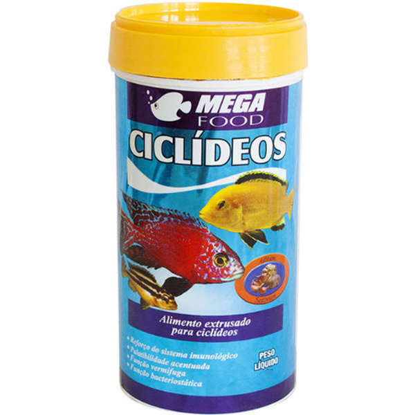 Ração Mega Food Ciclídeos Menor preço em Ração Mega Food Ciclídeos