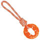 Brinquedo Jambo Mordedor Treat Ring Rope Laranja - Laranja