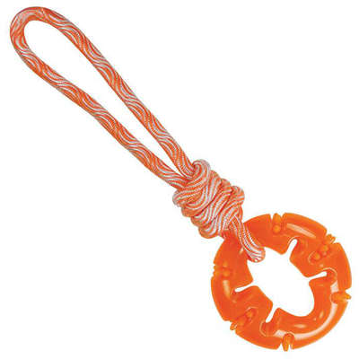 Brinquedo Jambo Mordedor Treat Ring Rope Laranja - Laranja