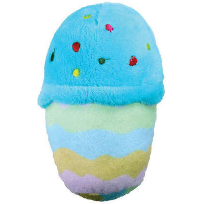 Brinquedo Jambo Mordedor Pelúcia Fofa Bolo Azul - Azul
